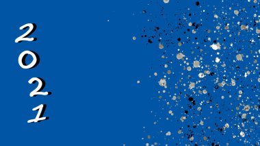 Mutlu 2021. Metin için boş arkaplan. takvim arkaplanı