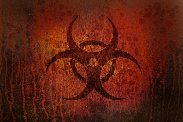 Biohazard rusty — Stock Photo, Image