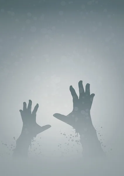 Руки зомби — стоковый вектор