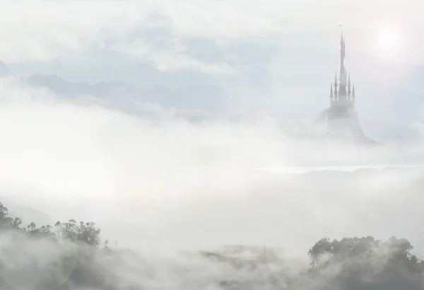 Palais des fées dans les nuages — Photo