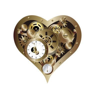 Steampunk kalp 2b