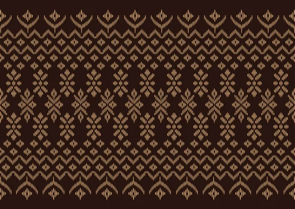 Silk doek Brown patroon — Stockvector