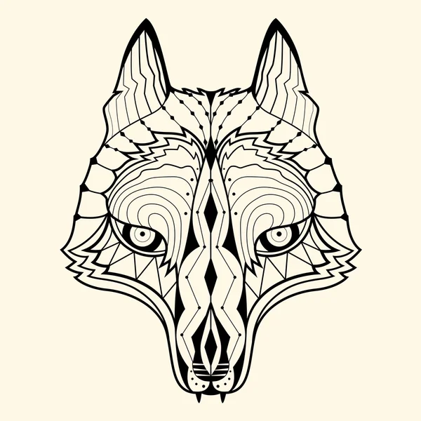 Wolfsgehege — Stockvektor