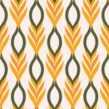 Birds of paradise tree background pattern