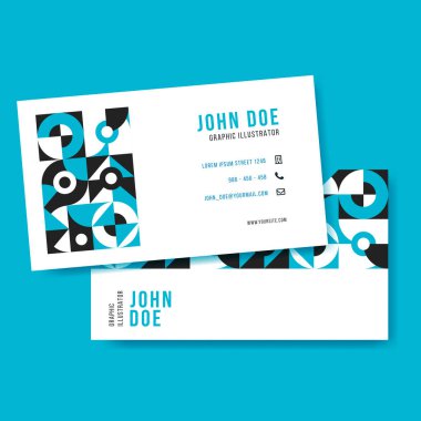 Soyut Klasik İş Kartı Tasarım Şablonu Tasarımı 