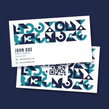 Soyut Klasik İş Kartı Tasarım Şablonu Tasarımı 