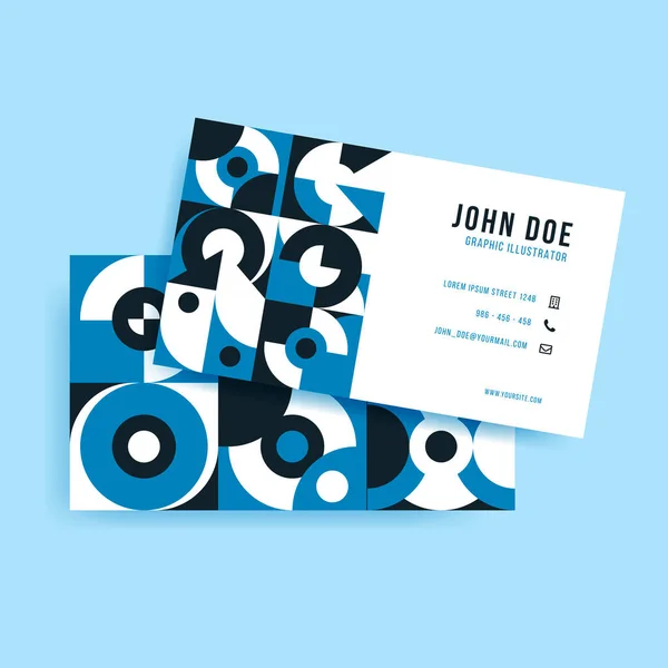 Soyut Klasik İş Kartı Tasarım Şablonu Tasarımı 