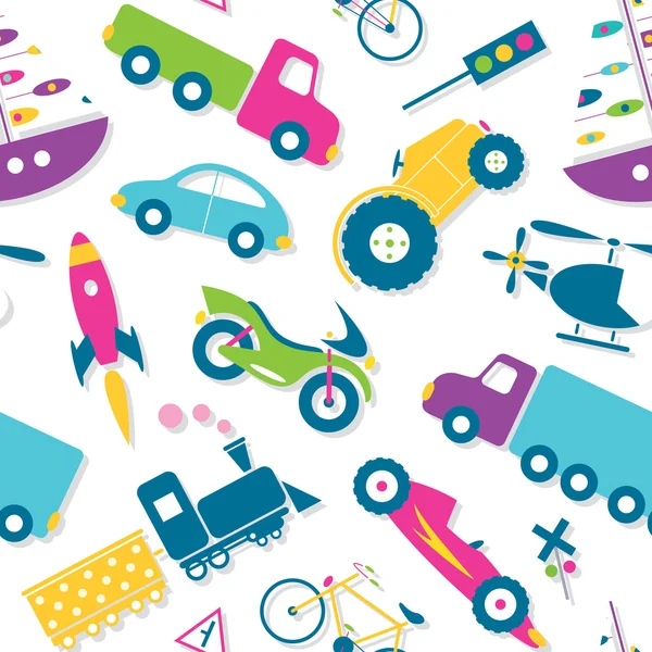 renkli araçlar desen