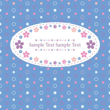 Polka dot tebrik kartı