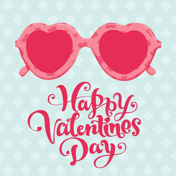 Valentine's day postcard — Stock Vector