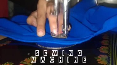 Bir evden alınan dikiş makinesi videosu.