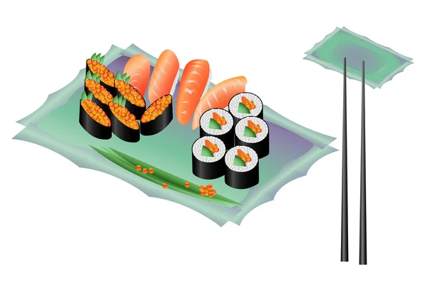 Sushi. — Vector de stock