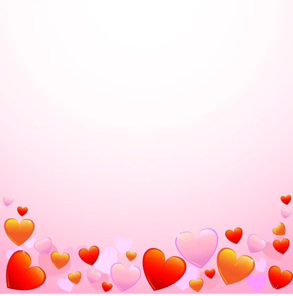 Heart background — Stock Vector