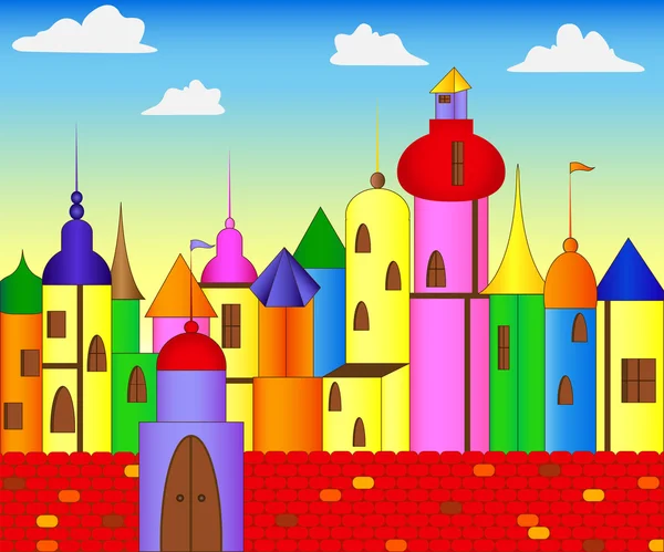 áˆ Amor A Color Animado De Stock Dibujos Castillo De Color De Dibujos Animados Descargar En Depositphotos