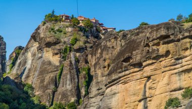 Varlaam, Meteora, Teselya, Yunanistan manastırı manzarası