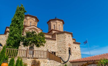 Avlu Varlaam, Meteora, Teselya, Greec manastırı.
