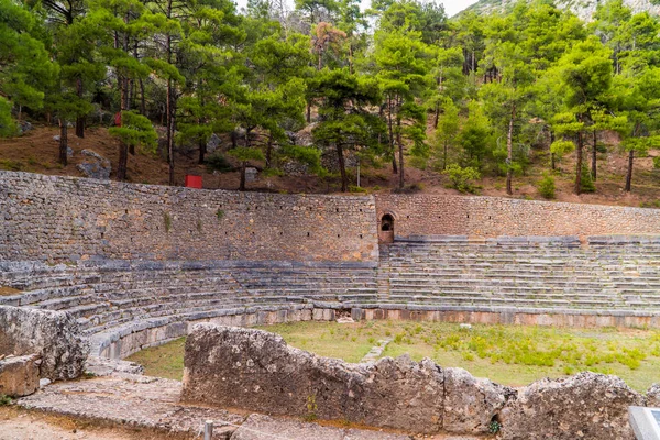 Les Ruines Stade Delphes Grèce — Photo