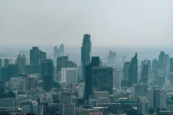 Bangkok Thailand February 2020 King Power Mahanakhon Panoramic Bangkok Skyline — Stock Photo, Image