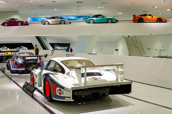 Estugarda Alemanha Junho 2020 Carros Corrida Clássicos Dentro Museu Porsche — Fotografia de Stock