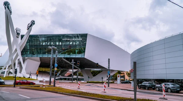 Stuttgart Allemagne Juin 2020 Musée Porsche Dans Quartier Zuffenhausen Stuttgart — Photo