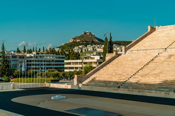 Athens Greece November 2020 Spectator Stands Ancient Panathenaic Stadium City — Stok fotoğraf