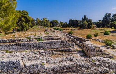 Syracusa, Sicilya, İtalya 'daki antik harabeler