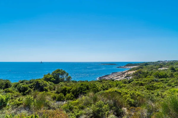 Όμορφα Τοπία Ακτογραμμής Στο Εθνικό Πάρκο Kamenjak Ίστρια Κροατία — Φωτογραφία Αρχείου