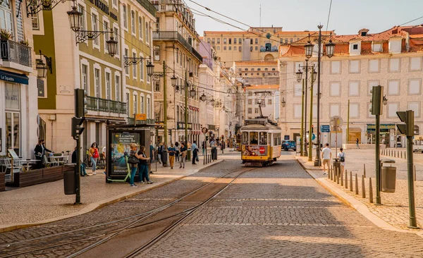 Lizbon Portekiz Eylül 2020 Praca Figueira Geleneksel Bir Mimari Klasik — Stok fotoğraf