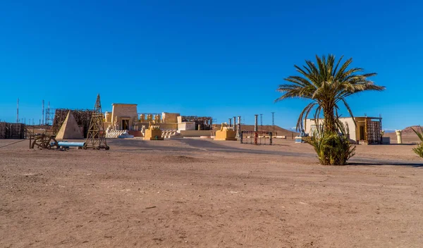 Ouarzazate Marrocos Janeiro 2021 Bela Vista Panorâmica Cenário Cinematográfico Palácio — Fotografia de Stock