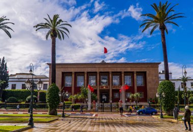 Rabat, Fas - 8 Ocak 2021 - Fas Krallığı Parlamentosu