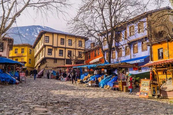 Cumalikizik Bursa Turkey Марта 2021 Вид Улицы Традиционные Средневековые Оттоманские — стоковое фото