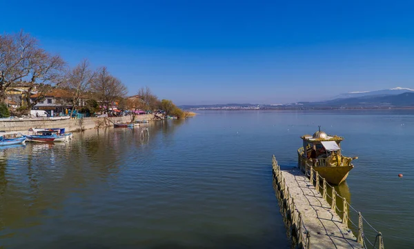 Golyazi Turquía Marzo 2021 Barco Turístico Temática Otomana Lago Ulubat — Foto de Stock