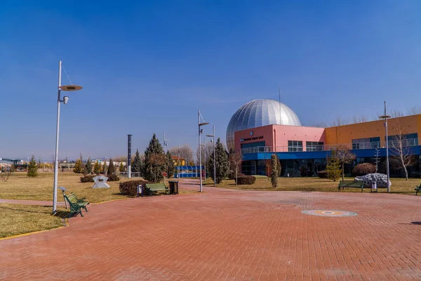 トルコのエスキシーヒル 2021年3月8日 サゾヴァ科学 芸術文化公園内の公共のビリム マーのイベント会場 — ストック写真