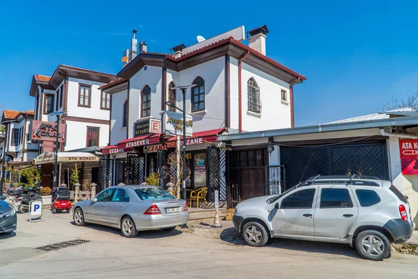 Анкара Турция Марта 2021 Года Уличная Фотография Старых Османских Домов — стоковое фото