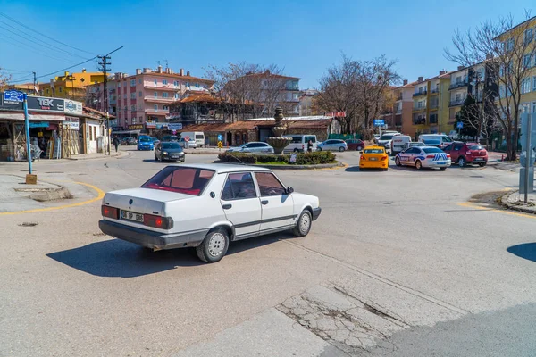 Ankara Turkije Maart 2021 Straatfotografie Van Oude Turkse Tofas Auto — Stockfoto