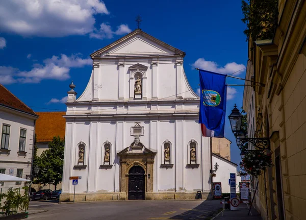 Zagreb Kroatië Juni 2020 Historische Gebouwen Bovenstad — Stockfoto