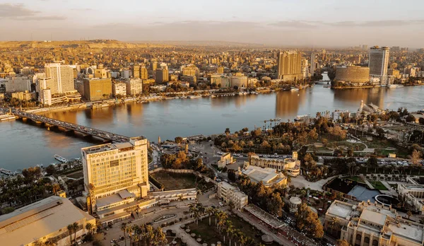 Cairo Egitto Marzo 2021 Bellissima Veduta Aerea Degli Hotel Lusso — Foto Stock