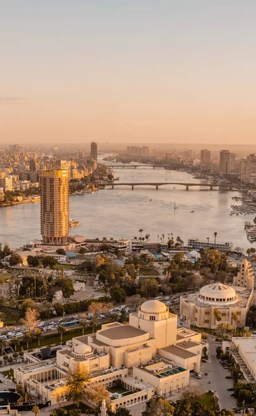 Cairo Egitto Marzo 2021 Bellissima Veduta Aerea Verticale Degli Hotel — Foto Stock