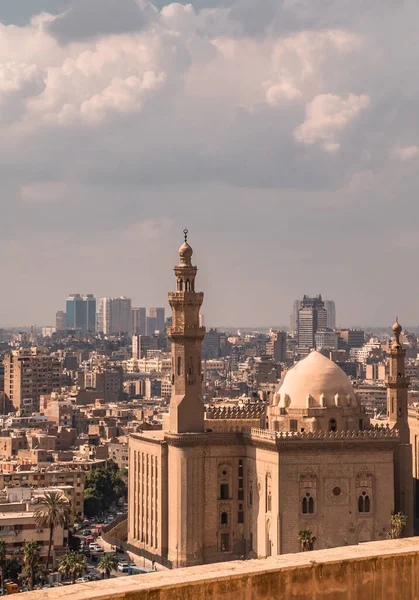 Cairo Egitto Marzo 2021 Veduta Aerea Verticale Del Centro Del — Foto Stock