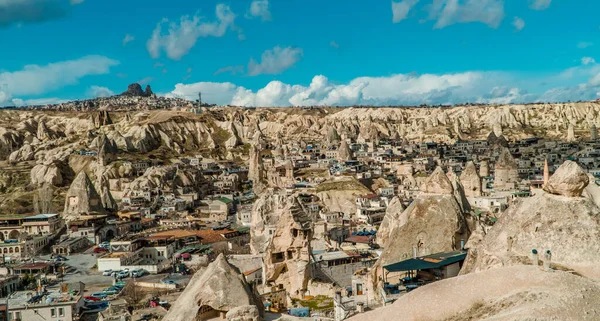 Гореме Турция Марта 2021 Года Панорамный Вид Город Гореме Каппадокии — стоковое фото