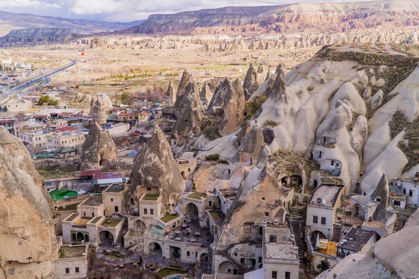 Гореме Турция Марта 2021 Года Панорамный Вид Центр Города Гореме — стоковое фото
