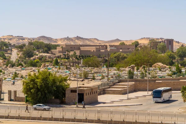 Aswan Egypte April 2021 Een Begraafplaats Het Nubisch Museum Vanaf — Stockfoto