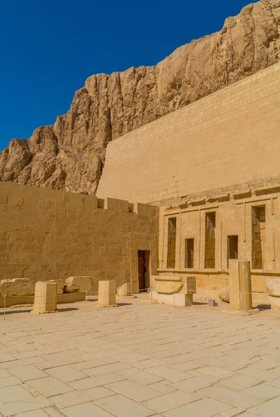 Câmaras Paredes Dentro Templo Hatshepsut Luxor Egito — Fotografia de Stock