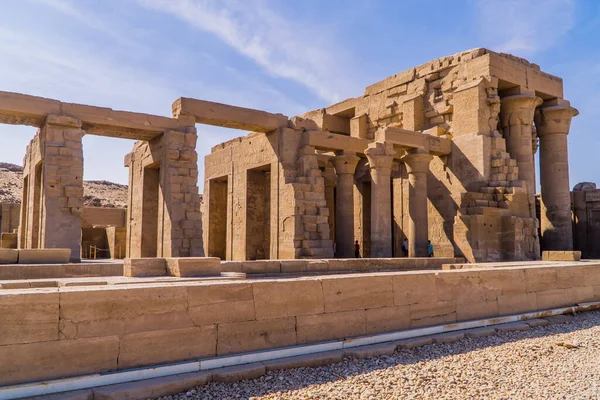 Ком Омбо Єгипет Квітня 2021 Року Вид Туристів Храмі Ком — стокове фото