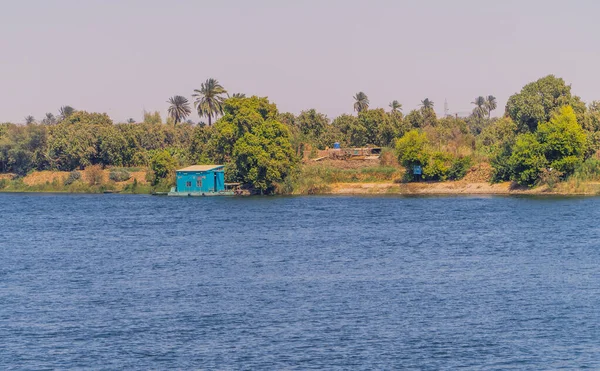 Edfu Egipto Abril 2021 Vista Panorámica Los Paisajes Una Gasolinera — Foto de Stock