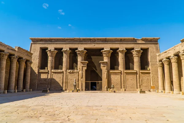 Edfu Egypt April 2021 Внутрішній Двір Храму Едфу Храм Едфу — стокове фото