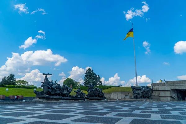 Kiev Ukraine Juin 2021 Monuments Commémoratifs Sculptés Pierre Seconde Guerre — Photo