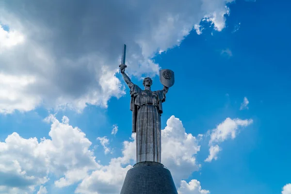 Kiev Ukraine Juin 2021 Grande Statue Monument Patrie Kiev — Photo