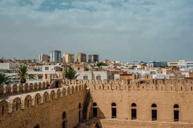 Susa, Tunus - 8 Eylül 2025 - Susa 'daki Ribat Kalesinin İçi