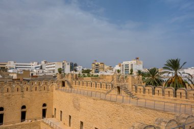 Susa, Tunus - 8 Eylül 2025 - Susa 'daki Ribat Kalesinin İçi